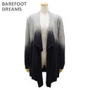 ベアフットドリームス ブランケット カーディガン B436-OM-122 PEWTER-BLACK CozyChic Lite Calypso Wra レディース BAREFOOT DREAMS 【送料無料(※北海道・沖縄は1,000円)】