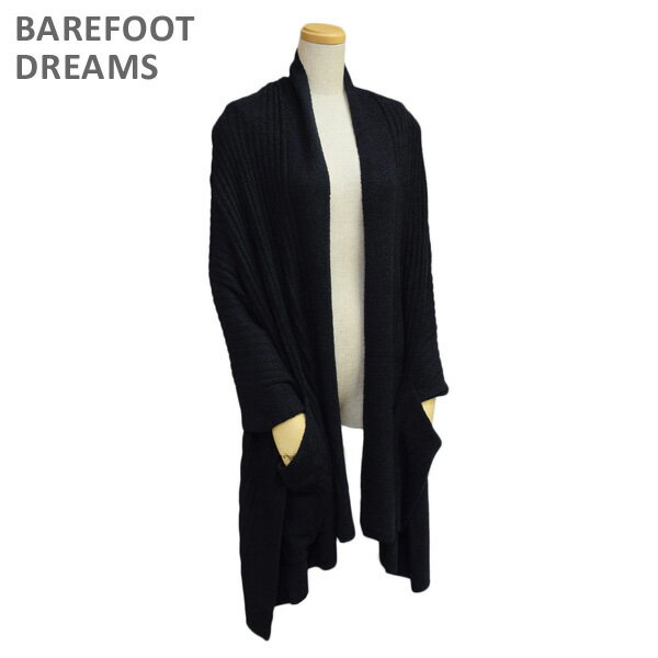 ベアフットドリームス ショール B460-15 BLACK CozyChic Lite Ribbed Shawl レディース BAREFOOT DREAMS 