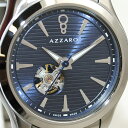 AZARRO （アザロ） 腕時計 AZ2260.16EM.000 Coastline Open View Blue / Metal ブルー シルバー 時計 メンズ 自動巻き ブレス 【送料無料（※北海道・沖縄は1,000円）】 2