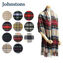 ジョンストンズ ストール Johnstons ジョンストンズ 大判 ストール マフラー Cashmere Tartans WA000056 タータンチェック カシミア 100％ メンズ レディース 【送料無料（※北海道・沖縄は1,000円）】