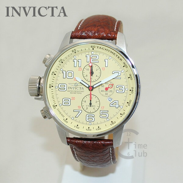 インビクタ 腕時計 INVICTA 時計 2772 Force フォース ブラウン レザー/シルバー メンズ インヴィクタ 【送料無料(※北海道・沖縄は1,000円)】