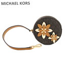 マイケルコース 財布 レディース MICHAEL KORS 32H6GFAP1B 200 小銭入れ コインケース BROWN 茶 モノグラム マイケル コース COIN PURSE レザー 【送料無料（※北海道・沖縄は1,000円）】