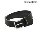 カルバンクライン ベルト（メンズ） カルバンクライン ベルト Calvin Klein K50K502401 メンズ レザー シルバー/ブラック 海外正規品 【送料無料（※北海道・沖縄は1,000円）】