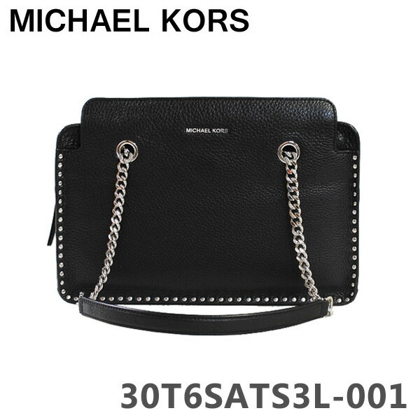 マイケルコース ハンドバッグ 在庫処分 マイケルコース ハンドバッグ MICHAEL KORS 30T6SATS3L 001 ショルダーバッグ レザー レディース 【送料無料（※北海道・沖縄は1,000円）】 [MKBSI] [MKBSI]