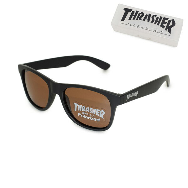 【国内正規品】 THRASHER スラッシャー サングラス RADICAL ラディカル 1013-BK-BRP メンズ レディース UVカット 偏光レンズ