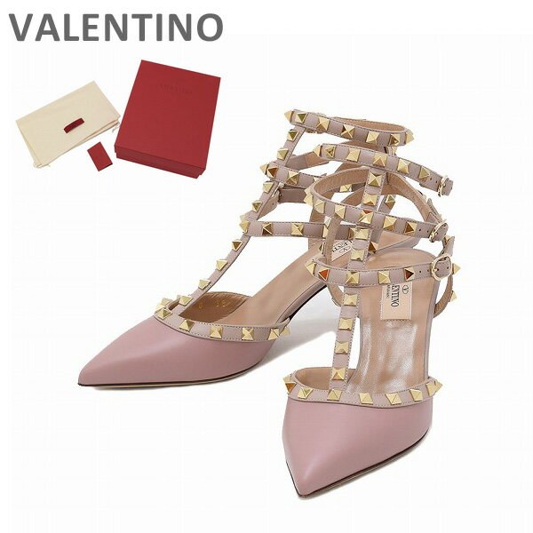 楽天タイムクラブヴァレンティノ ガラヴァーニ NW0S0375 0CI 60mm ロックスタッズ アンクルストラップ パンプス レディース VALENTINO GARAVANI 【送料無料（※北海道・沖縄は1,000円）】