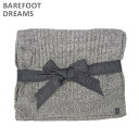 xAtbgh[X XJ[t B478-HE-076 CozyChic Lite Heathered Ribbed Scarf Graphite/Stone BAREFOOT DREAMS yikCE1,000~jz