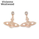 ヴィヴィアンウエストウッド ピアス 62020025 G120 MINI BAS RELIEF DROP EARRINGS ピンクゴールド ORB オーブ アクセサリー レディース Vivienne Westwood 【送料無料(※北海道・沖縄は1,000円)】