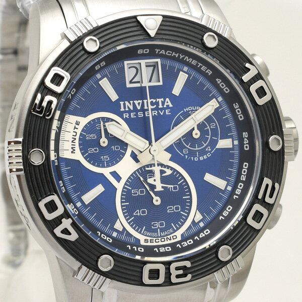インビクタ 腕時計 INVICTA 時計 10588 Reserve Ocean Speedway リザーブ クロノグラフ ブルー/シルバー ブレス メンズ インヴィクタ 【送料無料（※北海道・沖縄は1,000円）】