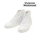 23SS ヴィヴィアンウエストウッド 靴 CLASSIC TRAINER HIGH TOP 75010003W-C001J-A401 ホワイト レディース スニーカー【送料無料（※北..
