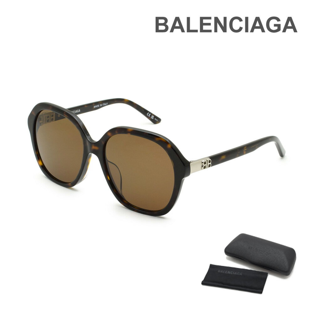 【国内正規品】バレンシアガ サングラス BB0184SA 002 ハバナ アジアンフィット レディース BALENCIAGA【送料無料(※北海道・沖縄は1,000円)】