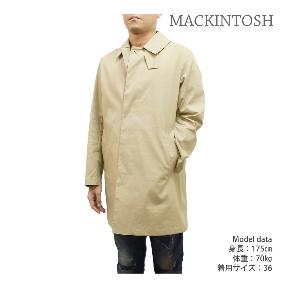 マッキントッシュ マッキントッシュ ステンカラーコート MO5384-MOP5446 CAMBRIGDE フォーン メンズ MACKINTOSH【送料無料（※北海道・沖縄は1,000円）】