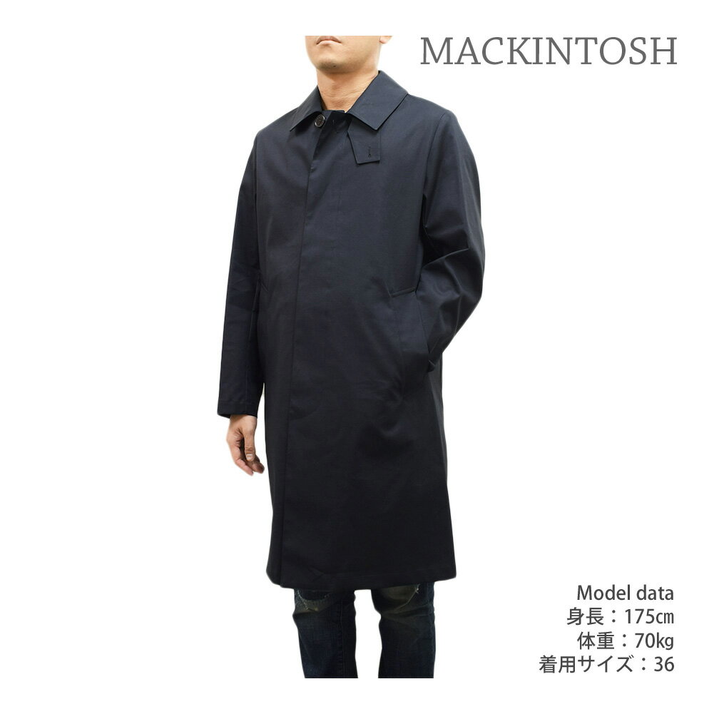 マッキントッシュ マッキントッシュ ステンカラーコート MO6121-MOP5563 MANCHESTER ネイビー メンズ MACKINTOSH【送料無料（※北海道・沖縄は1,000円）】