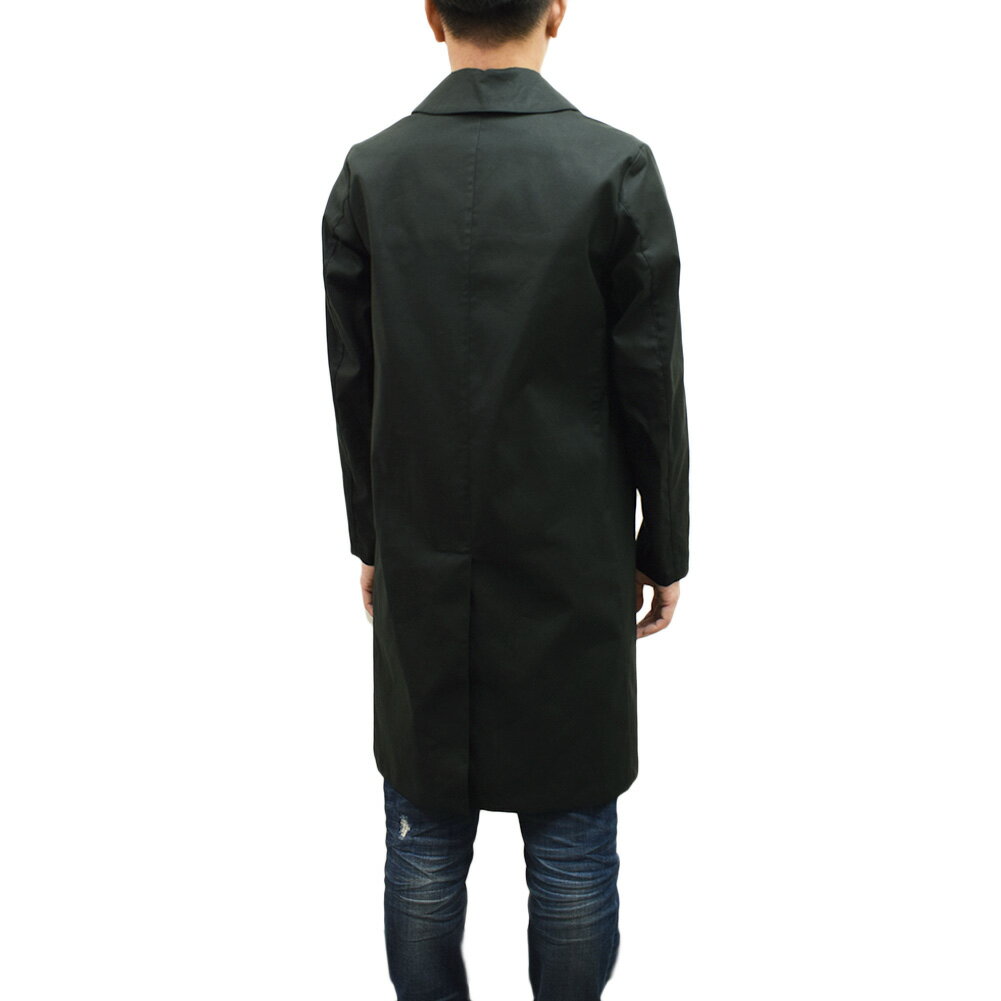 マッキントッシュ ステンカラーコート MO6122-MOP5563 MANCHESTER ブラック メンズ MACKINTOSH【送料無料（※北海道・沖縄は1,000円）】