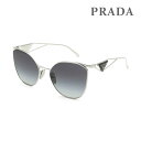 プラダ サングラス（レディース） プラダ サングラス PR50ZS 1BC09S 59 シルバー/グレー ノーズパッド レディース UVカット PRADA【送料無料（※北海道・沖縄は1,000円）】