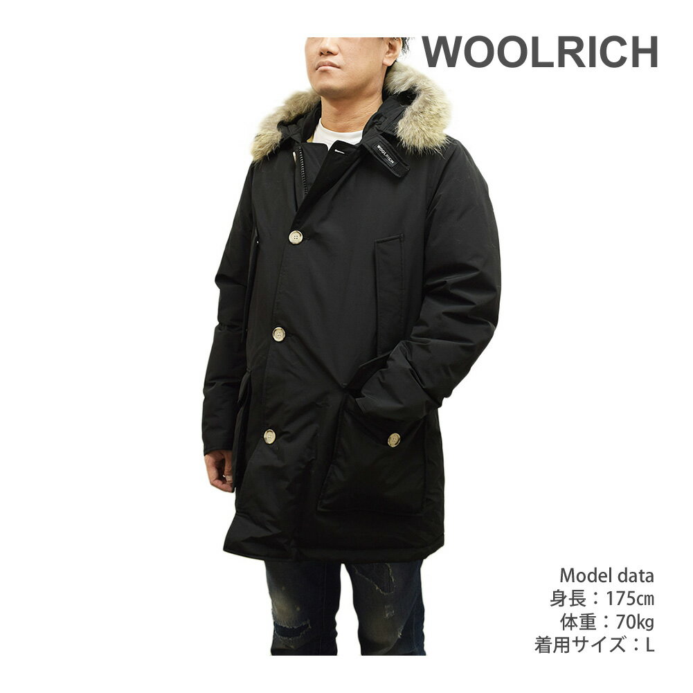 ウールリッチ ダウン ARCTIC DETACHABLE FUR PARKA ブラック メンズ CFWOOU0482MRUT0001-BLK WOOLRICH【送料無料（※北海道・沖縄は1,000円）】