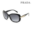 プラダ プラダ サングラス PR04ZSF 1AB09S 58 ブラック アジアンフィット レディース UVカット SPR 04Z-F 1AB-09S PRADA【送料無料（※北海道・沖縄は1,000円）】