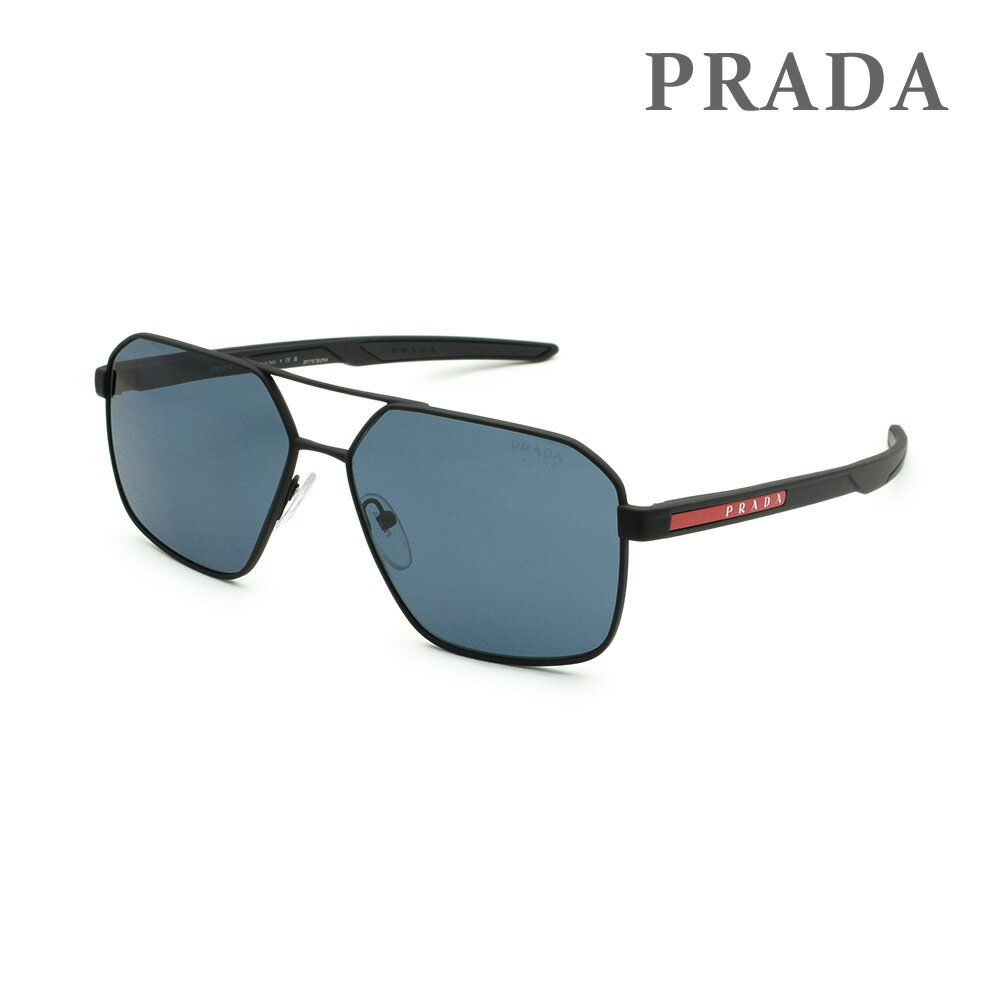 プラダ サングラス PS55WS DG009R 60 ブラック ノーズパッド メンズ UVカット SPS 55W DG0-09R PRADA【送料無料（※北海道・沖縄は1,000円）】