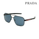 プラダ サングラス PS55WS DG009R 60 ブラック ノーズパッド メンズ UVカット SPS 55W DG0-09R PRADA【送料無料（※北海道・沖縄は1,000円）】