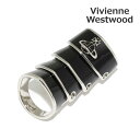 ヴィヴィアンウエストウッド リング 指輪 6404016O-02P166 ARTEMIS RING ブラック メンズ レディース Vivienne Westwood【送料無料（※北海道 沖縄は1,000円）】