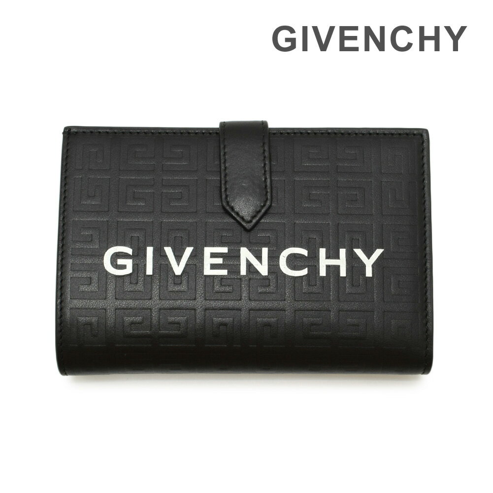 ジバンシィ 二つ折り財布 BB60K8B1J5-001 ブラック GIVENCHY G-CUT MIDIUM WALLET レディース ウォレット【送料無料（※北海道・沖縄は1,000円）】