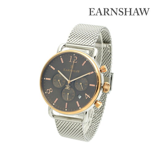 EARNSHAW アーンショウ 時計 腕時計 ES-8001-33 メッシュ ブレス ピンクゴールド/シルバー/ブラック メンズ ウォッチ【送料無料(※北海道・沖縄は1,000円)】 EARNSHAW アーンショウ 時計 腕時計 ES-8001-33 メッシュ ブレス ピンクゴールド/シルバー/ブラック メンズ ウォッチ【送料無料(※北海道・沖縄は1,000円)】