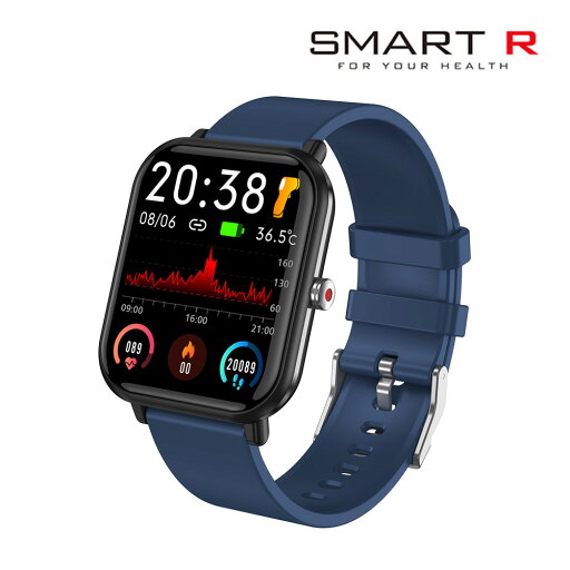 【国内正規品】 SMART R スマートウォッチ Q-9PRO ネイビー メンズ レディース 腕時計 スマートR【送料無料(※北海道・沖縄は1,000円)】 【国内正規品】 SMART R スマートウォッチ Q-9PRO ネイビー メンズ レディース 腕時計 スマートR【送料無料(※北海道・沖縄は1,000円)】
