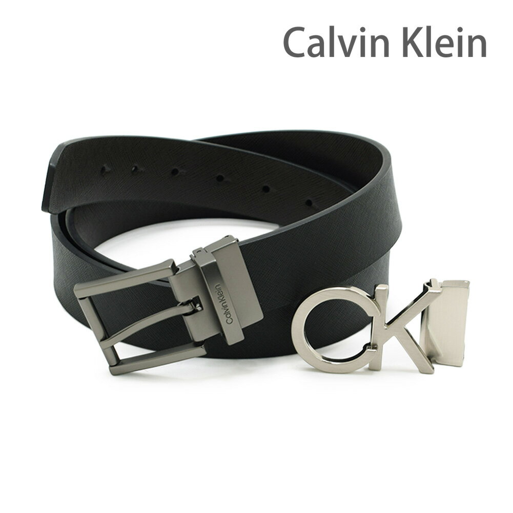 カルバンクライン ベルト（メンズ） カルバンクライン ベルト Calvin Klein 11CK020022 BLK/BRN メンズ ブラック/ブラウン レザー リバーシブル【送料無料（※北海道・沖縄は1,000円）】