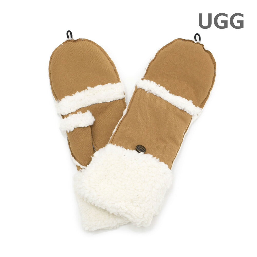 UGG アグ フリースフリップ ミトン W BONDED FLEECE FLIP MITTEN 22706-CHE ブラウン系 レディース 手袋