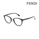 FENDI フェンディ メガネ フレーム FF 0367/G 807 50 ブラック ノーズパッド レディース【送料無料（※北海道・沖縄は1,000円）】