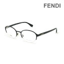 FENDI フェンディ メガネ フレーム FF 0338/F 003 52 ブラック ノーズパッド レディース【送料無料（※北海道・沖縄は1,000円）】