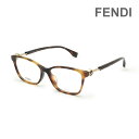 FENDI フェンディ メガネ フレーム FF 0363/F 086 53 ハバナ アジアンフィット レディース【送料無料（※北海道・沖縄は1,000円）】