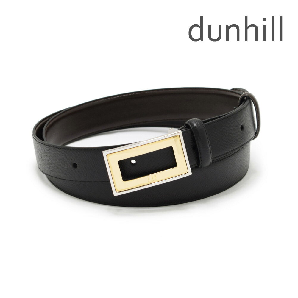 ダンヒル DUNHILL ダンヒル ベルト BPR215A42 シルバー/ブラック リバーシブル メンズ【送料無料（※北海道・沖縄は1,000円）】