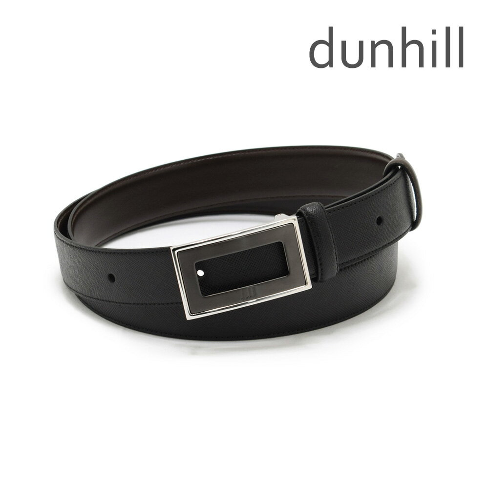 ダンヒル DUNHILL ダンヒル ベルト BPR220A42 シルバー/ブラック リバーシブル メンズ【送料無料（※北海道・沖縄は1,000円）】