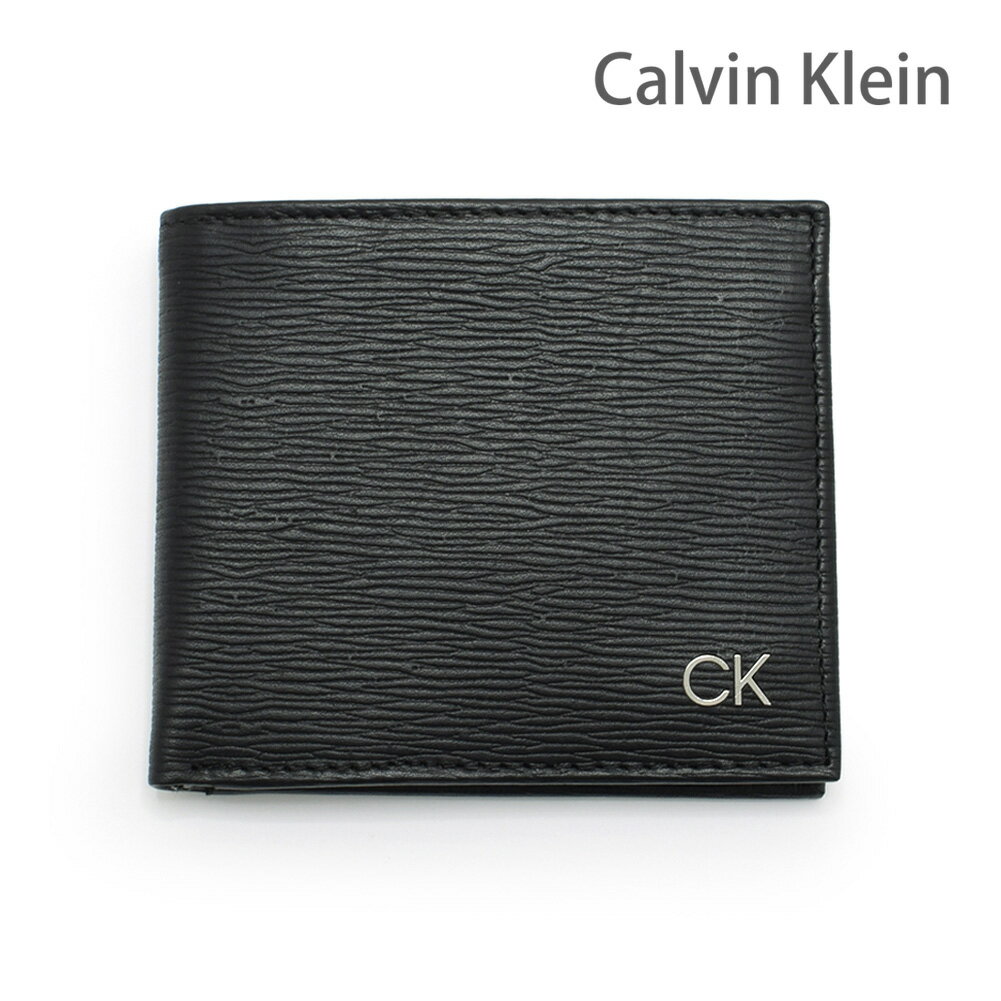 訳あり！カルバンクライン 二つ折り財布 31CK130008/41CK240001 ブラック メンズ 小銭入れあり Calvin Klein CK【送料無料（※北海道・沖縄は1,000円）】のサムネイル