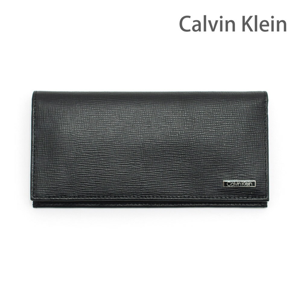 カルバン・クライン 長財布 メンズ カルバンクライン 長財布 31CK190005 ブラック メンズ 小銭入れあり Calvin Klein CK【送料無料（※北海道・沖縄は1,000円）】