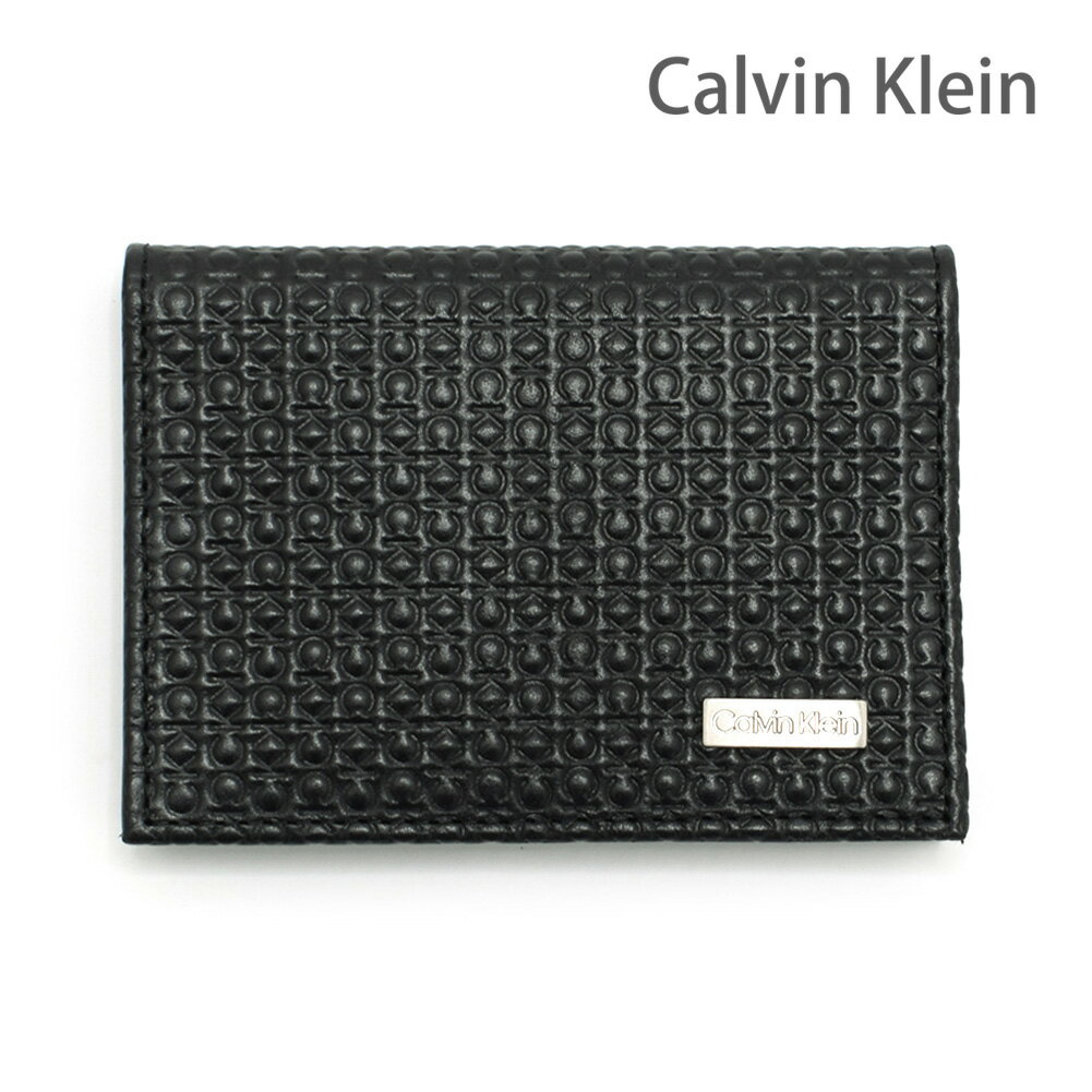 カルバンクライン 名刺入れ（メンズ） カルバンクライン カードケース 31CK200001 ブラック メンズ 名刺入れ Calvin Klein CK