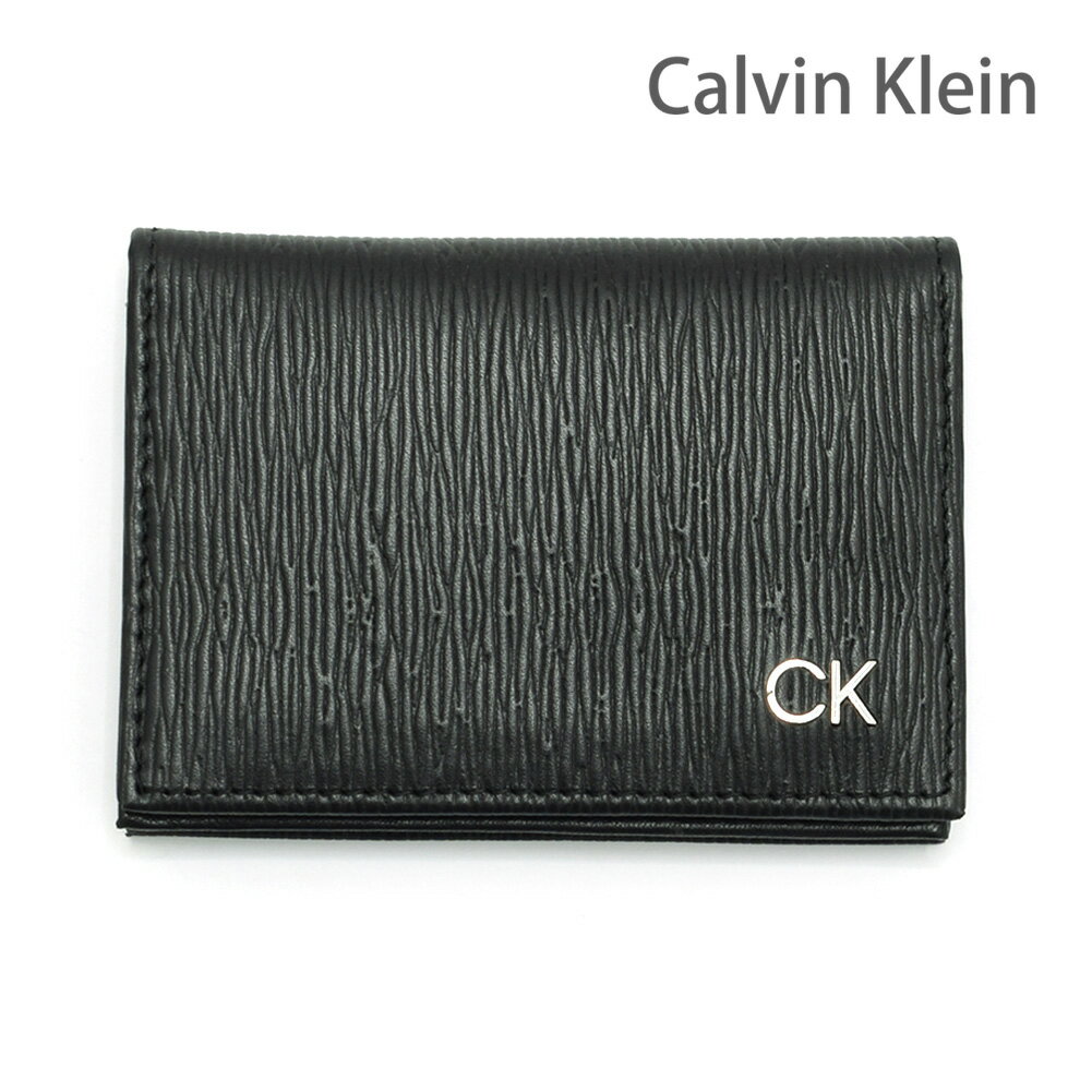 カルバンクライン 名刺入れ（メンズ） カルバンクライン カードケース 31CK200002 ブラック メンズ 名刺入れ Calvin Klein CK