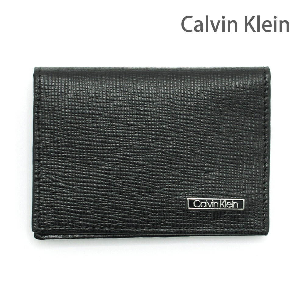 カルバンクライン 名刺入れ（メンズ） カルバンクライン カードケース 31CK200003 ブラック メンズ 名刺入れ Calvin Klein CK