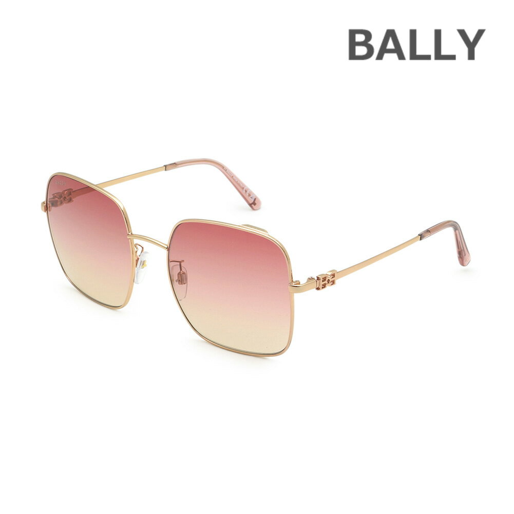 BALLY バリー サングラス BY0094-D/S-33T ゴールド/ピンク ノーズパッド メンズ レディース ユニセックス UVカット【送料無料(※北海道・沖縄は1,000円)】