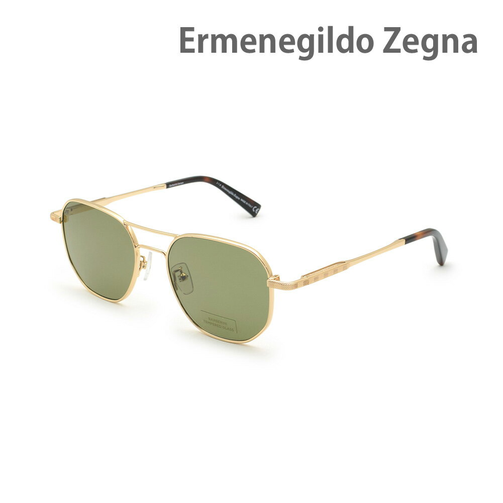 エルメネジルド・ゼニア サングラス EZ0093-D/S-28N グリーン ノーズパッド メンズ UVカット Ermenegildo Zegna【送料無料(※北海道・沖縄は1,000円)】