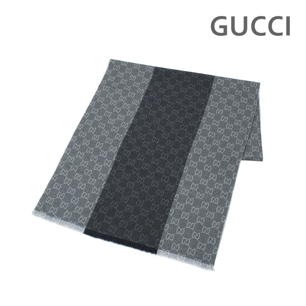 グッチ ストール マフラー 387570 4G200 1463 グレー メンズ レディース ユニセックス GUCCI GG【送料無料(※北海道・沖縄は1,000円)】