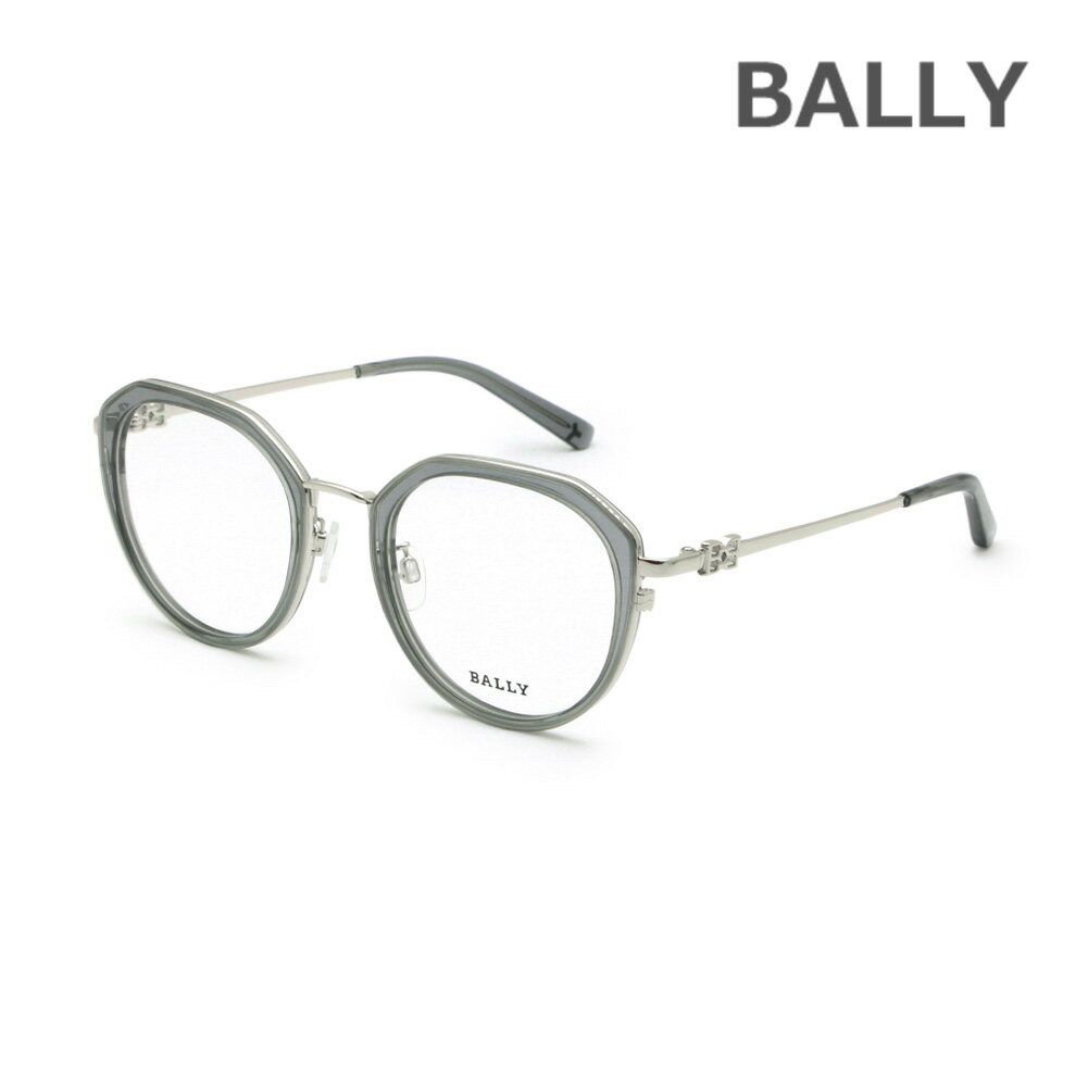 BALLY バリー メガネ 眼鏡 フレーム のみ BY5067-H/V-020 クリアグレー ノーズパッド レディース【送料無料(※北海道・沖縄は1,000円)】