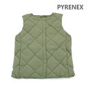 ピレネックス ダウンベスト NACRE 2 VEST HWU020 MEEMAID カーキ系 レディース PYRENEX【送料無料(※北海道・沖縄は1,000円)】