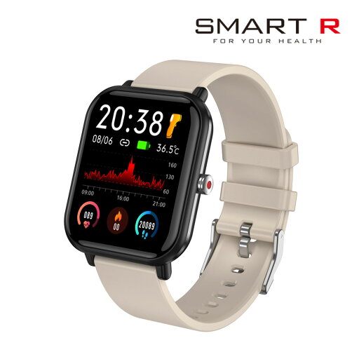 【国内正規品】SMART R スマートウォッチ Q-9PRO ベージュ メンズ レディース 腕時計 スマートR【送料無料(※北海道・沖縄は1,000円)】 【国内正規品】SMART R スマートウォッチ Q-9PRO ベージュ メンズ レディース 腕時計 スマートR【送料無料(※北海道・沖縄は1,000円)】