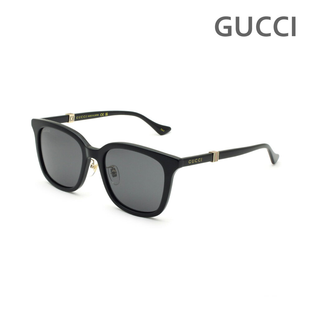 【国内正規品】グッチ サングラス GG1498SK-001 ブラック ノーズパッド メンズ UVカット GUCCI【送料無料(※北海道・沖縄は1,000円】
