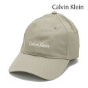 カルバンクライン ベースボールキャップ 4D5003G-240 カーキ メンズ レディース Calvin Klein 帽子【送料無料(※北海道・沖縄は1,000円)】