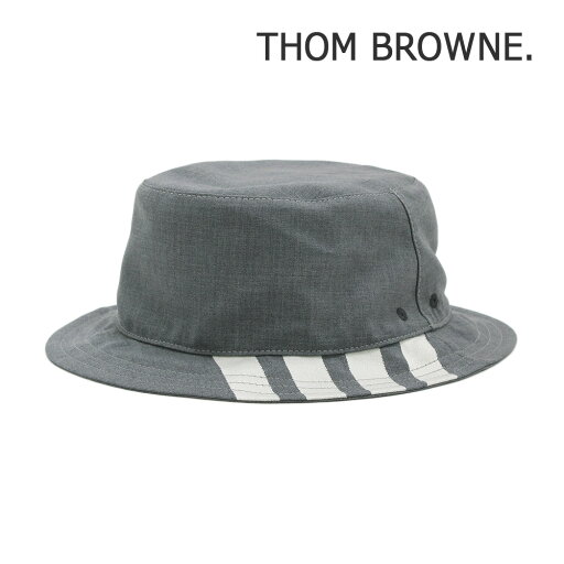 トムブラウン バケットハット MHC327A 06146 035 グレー Mサイズ THOM BROWNE メンズ 帽子【送料無料(※北海道・沖縄は1,000円)】 トムブラウン バケットハット MHC327A 06146 035 グレー Mサイズ THOM BROWNE メンズ 帽子【送料無料(※北海道・沖縄は1,000円)】