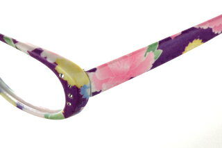 なでしこシニアグラス（パープル）（老眼鏡）［全額返金保証］