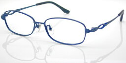 チタンブルーシニアグラス（老眼鏡）［全額返金保証］くっきり見える反射防止レンズ（ハードマルチコートレンズ）使用